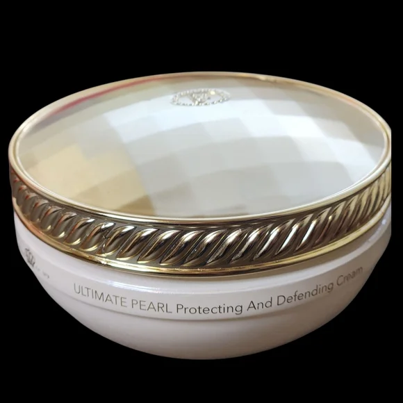 JAR Glass Empty TRESOR RARE w/Gold Lid Perfect For Some New Cream Or Small Items - Picture 8 of 9